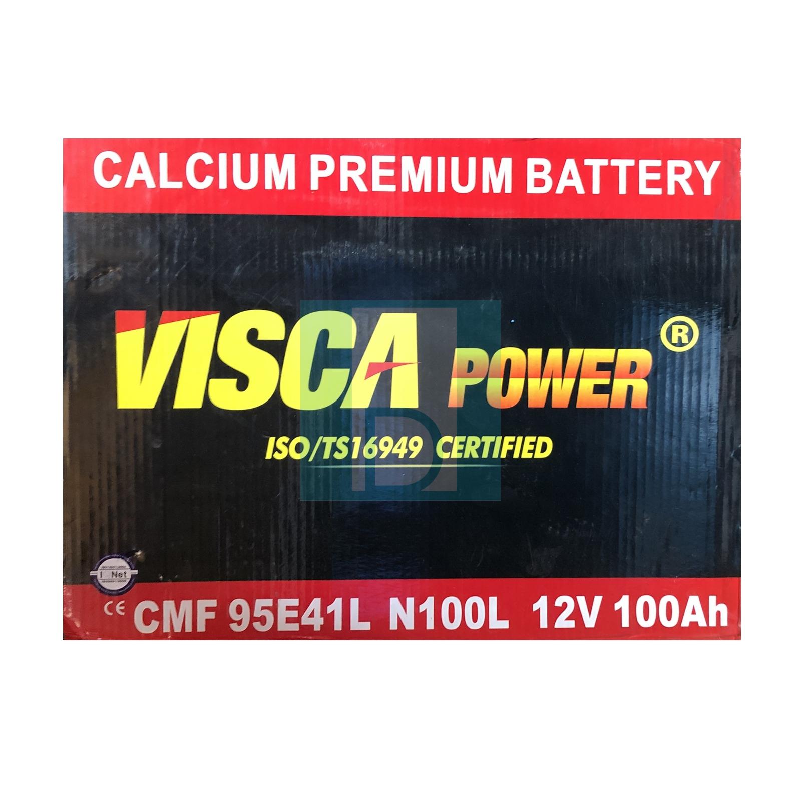 Batterie Visca POWER calcium 12V 100Ah Power Battery Double Borne  Automotive Quality   image 2