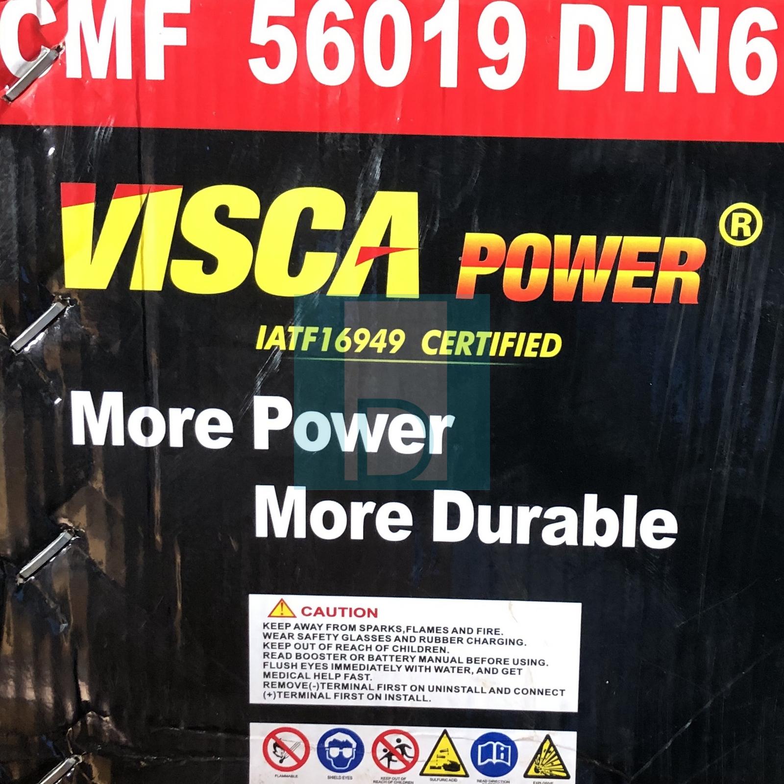Batterie visca power calcium 12V 60Ah Power Battery Double borne Automotive Quality  image 3