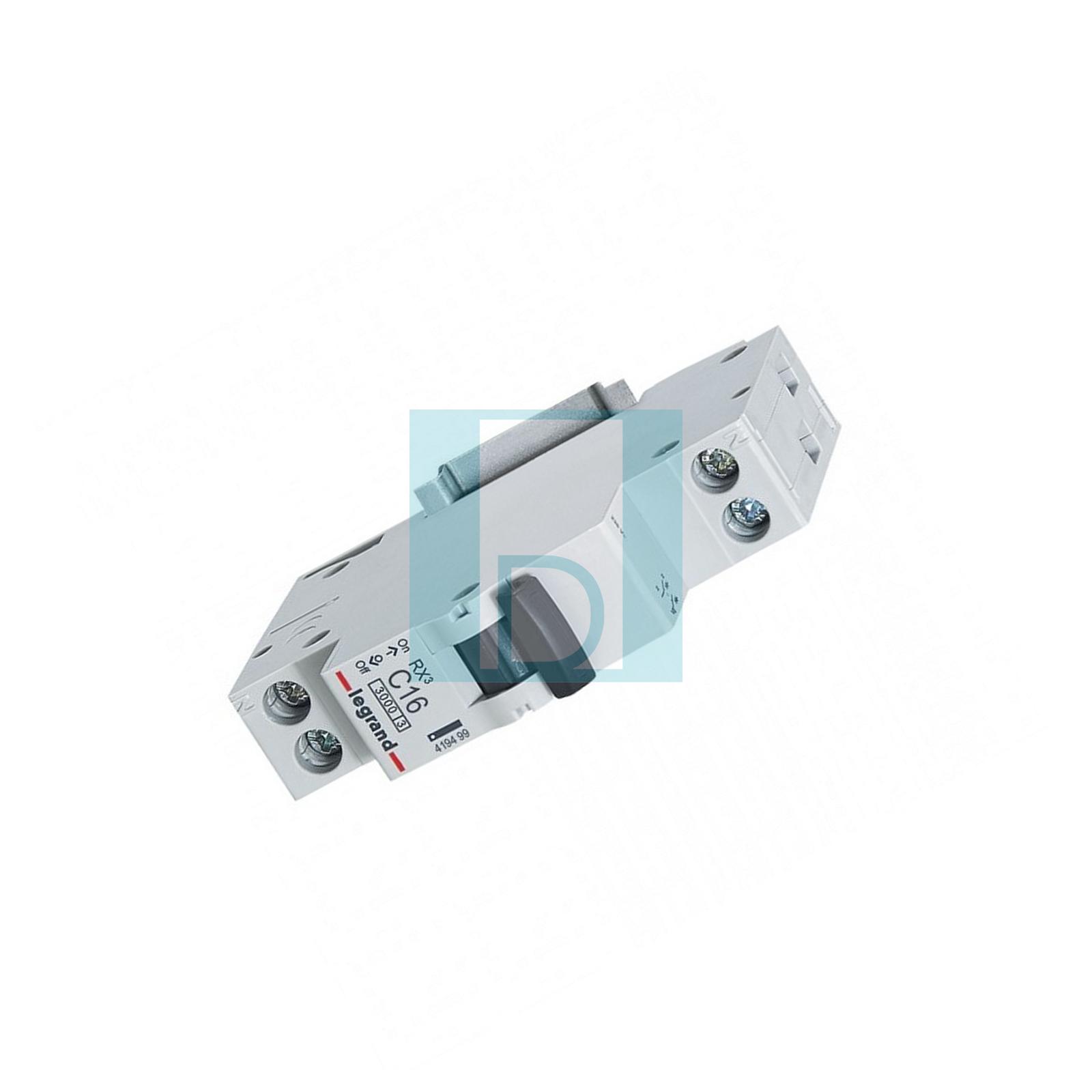 Disjonction magnétothermique unipolaire 1 module intensité 16 A 220/380 V x2pcs   image 2