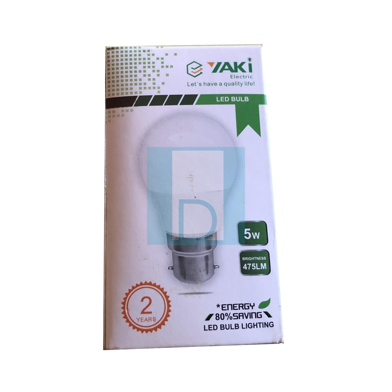 Ampoule YAKI 5w 220V LED BULB E27, YAKI Electronic ampoule  image 3