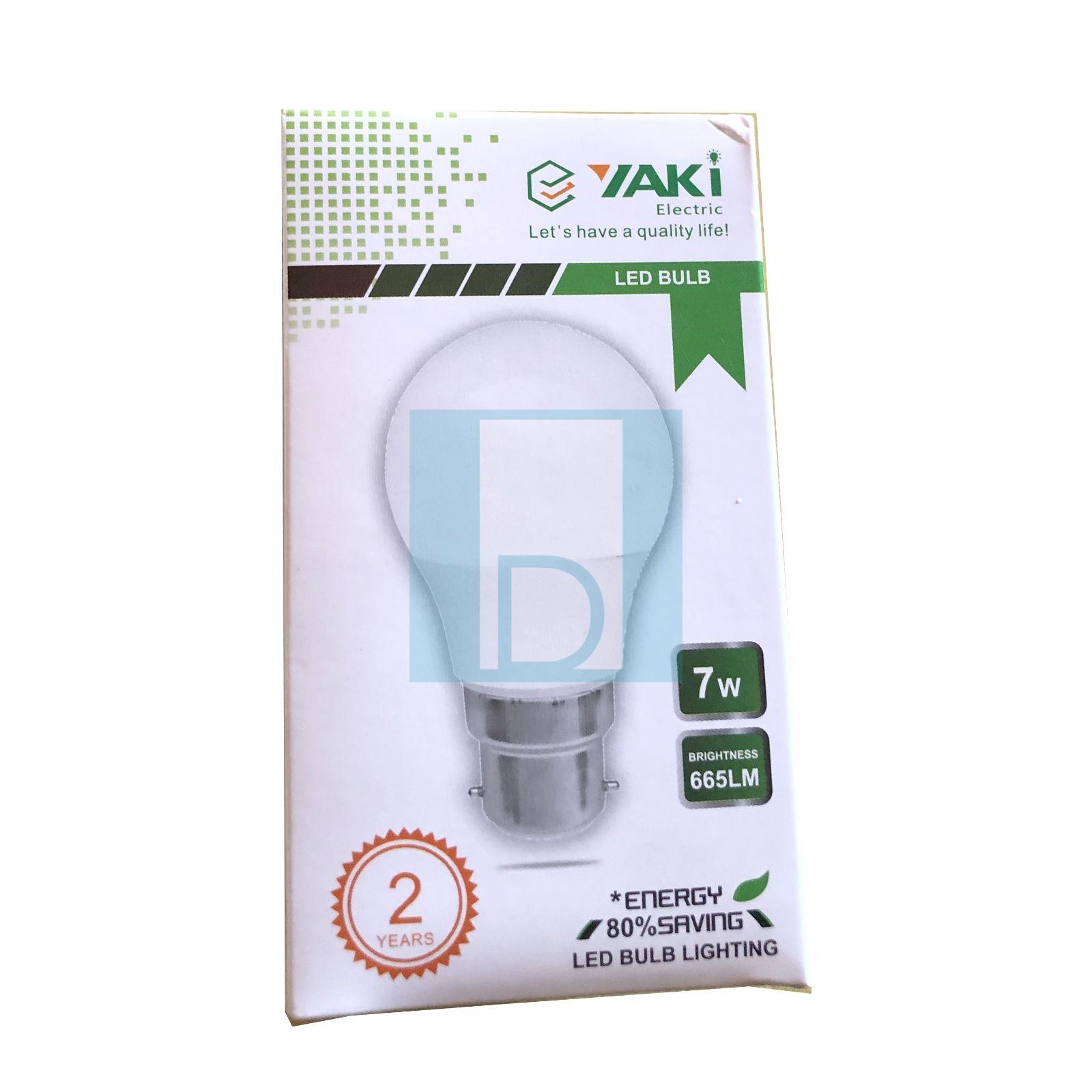 Ampoule YAKI 7w 220V LED BULB E27, YAKI Electronic ampoule